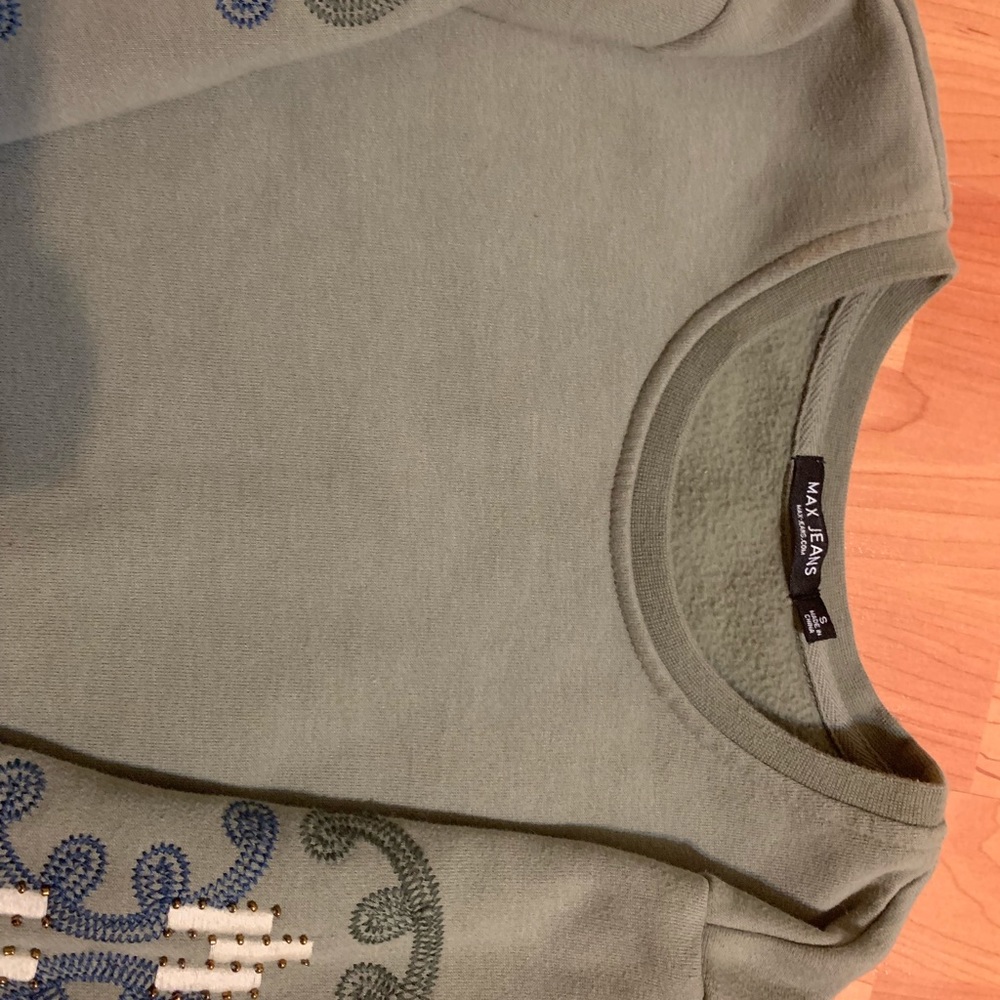 Max Jeans Olive sweater - Picture 3 of 5